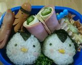 キャラ弁!? ペンギンさん弁当♪作り方4写真