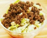 簡単★食欲改善！肉そぼろシャキシャキ冷奴作り方4写真