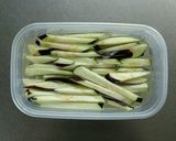 レンジで簡単☆茄子ともやしのマヨサラダ。作り方1写真