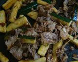 ズッキーニと豚肉のぴりっと万国炒め作り方4写真