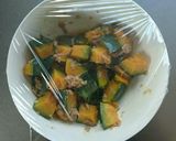 レンジで簡単☆ご飯のお供に無限かぼちゃ。作り方3写真