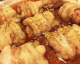 レンジで簡単!しそ香るえのきの豚包み作り方7写真