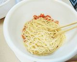 トマト大好き‼冷製トマトバジルのパスタ作り方14写真