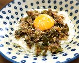 鯖缶と青葱のそぼろ作り方1写真
