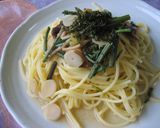 和風スパゲティby山菜水煮でチャチャッと作り方5写真