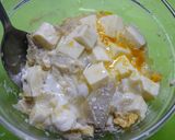レンジで2分40秒！ほんだし豆腐牛蒡丼作り方3写真
