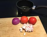 イタリア人の彼のレシピ☆トマトのパスタ作り方1写真