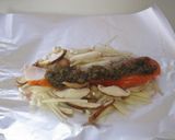 簡単！鮭のバジル味噌ホイル焼き作り方3写真