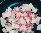 ジャガイモと挽き肉のカレー炒め作り方4写真