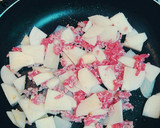 ジャガイモと挽き肉のカレー炒め作り方4写真