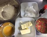 フルーツミックスゼリーinバタークッキー作り方1写真