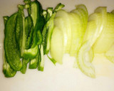牛肉と野菜のオイスターソース炒め作り方1写真