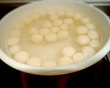 黒ごま豆乳ぷりん♡白玉きな粉ソース作り方3写真