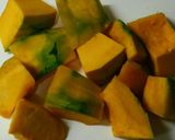 味見でなくなっちゃう？かぼちゃの煮付け作り方1写真