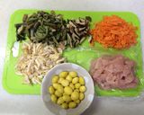 簡単♪山菜おこわ作り方1写真
