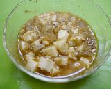 簡単！プチ麻婆豆腐(肉の代わりに牛蒡)作り方2写真