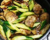 やみつき！きゅうりとなすの炒め野菜！作り方3写真