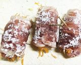 簡単！お弁当にロールカツ！肉巻き！作り方5写真