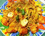 簡単、焼きそばアレンジカレー風味作り方5写真