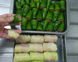 ちびピーマンの肉詰め&ちびキャベロール♪作り方10写真