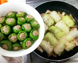 ちびピーマンの肉詰め&ちびキャベロール♪作り方13写真