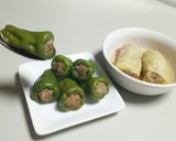 ちびピーマンの肉詰め&ちびキャベロール♪作り方14写真