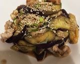 ご飯がすすむ！ナスと豚肉のごまポン酢炒め作り方7写真