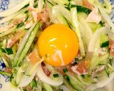簡単な絶品生ハムのユッケ作り方4写真