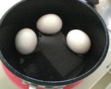 ゆでたまご(半熟)作り方1写真