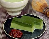簡単◆二層の抹茶ミルクゼリー作り方7写真