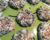 【大量消費】大葉の味噌餡ごま団子作り方6写真