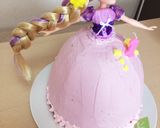 プリンセスのドレスケーキ♡ラプンツェル作り方5写真