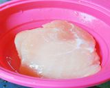 簡単✩ごま油香るアボカドなすチキン作り方3写真