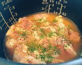 白ワイン入りチキンガーリックライス作り方5写真
