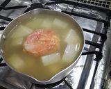 大根の鶏スープ餡かけ作り方2写真