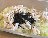 超ヘルシー✨白菜と鳥ささみの胡麻和え^^作り方2写真