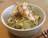 超ヘルシー✨白菜と鳥ささみの胡麻和え^^作り方3写真