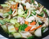 チンゲン菜と椎茸のオイスター炒め作り方4写真
