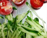 ジャスミンライスとチキンの野菜盛り作り方4写真