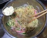 基本形の？(ポテトサラダ系)パスタサラダ作り方9写真