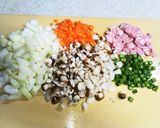 野菜がいっぱい入ったミートソース作り方1写真