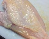鳥の胸肉ステーキ、お肉柔らか使用、安旨ボ作り方2写真