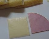 簡単1品！ハムチーズIN油揚げ♡作り方2写真