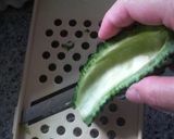 梨とゴーヤのサラダ作り方1写真