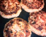 鮭とお豆腐のマヨハンバーグサンド作り方4写真
