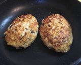肉なしヘルシー♪♪鮭とキノコの豆腐バーグ作り方3写真