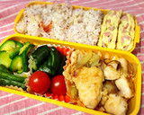 相性抜群！みょうがバターの鶏ごはん作り方11写真
