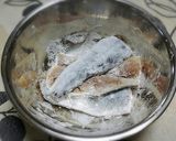 ◆マヨ七味♪サンマの照り焼きサンド◆作り方3写真
