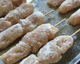 絶妙な相性♡てりたまチキンの串焼き作り方8写真