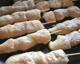 絶妙な相性♡てりたまチキンの串焼き作り方9写真